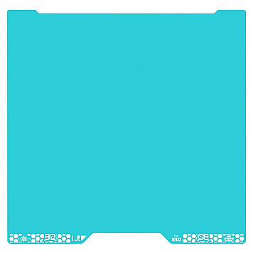 Пластина холодная 346*355мм с мелкой текстурой BIQU Panda Cool Plate CryoGrip Pro Glacier для Bambu Lab H2D Series 