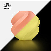 Светящейся пластик Bambu Lab PLA Glow Оранжевый Ø1,75 мм Вес: 1кг