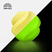 Светящейся пластик Bambu Lab PLA Glow Желтый Ø1,75 мм Вес: 1 кг