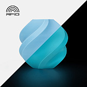 Светящейся пластик Bambu Lab PLA Glow Синий Ø1,75 мм Вес: 1 кг