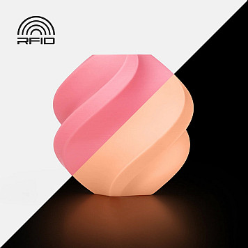Светящейся пластик Bambu Lab PLA Glow Розовый Ø1,75 мм Вес: 1 кг