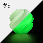 Светящейся пластик Bambu Lab PLA Glow Зеленый Ø1,75 мм Вес: 1 кг