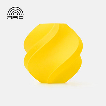 Пластик Bambu Lab PA6-GF (Армированный стекловолокном) Желтый Ø1,75мм Вес:1кг 