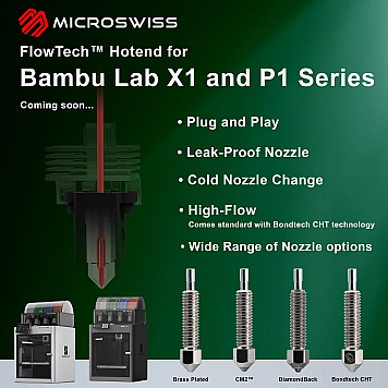 FlowTech™ Хотенд для Bambu Lab серии X1 и P1