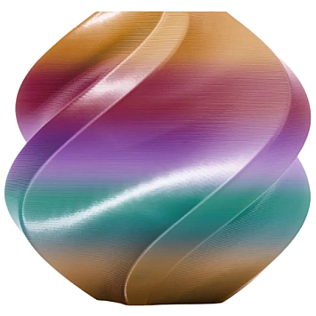 Пластик Bambu Lab PLA Silk Tri Color Оранжевый | Зеленый | Розовый Ø1,75 мм Вес: 1 кг