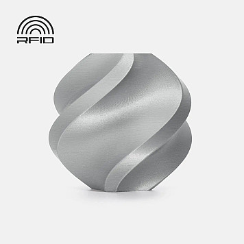 Пластик Bambu Lab PLA Basic Refill без катушки Silver/Серебро Ø1,75 мм, Вес: 1 кг