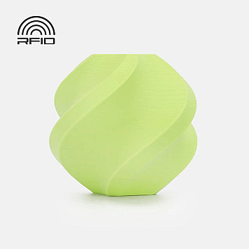 Пластик Bambu Lab PLA Matte Refill без катушки, Apple Green/Зелёный Ø1,75 мм, Вес: 1 кг
