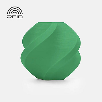 Пластик Bambu Lab PLA Matte Refill без катушки, Grass Green/Зелёный Ø1,75 мм, Вес: 1 кг