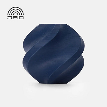 Пластик Bambu Lab PLA Matte Refill без катушки, Dark Blue/Тёмно-синий Ø1,75 мм, Вес: 1 кг