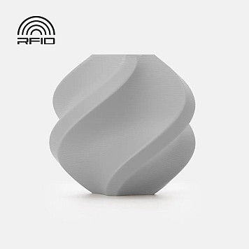 Пластик Bambu Lab PLA Tough+ Matte Refill без катушки, Gray/Серый Ø1,75 мм, Вес: 1 кг