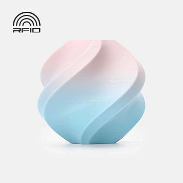Пластик Bambu Lab PLA Basic Gradient Cotton Candy Cloud/Розово-голубой Ø1,75 мм Вес: 1кг