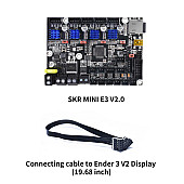 32-битная материнская плата Bigtreetech SKR MINI E3 V2.0 со встроенным TMC2209 UART С кабелем (для экрана Ender 3 V2)