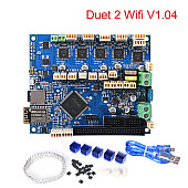 Материнская плата Bigtreetech BTT Cloned Duet 2 WIFI V1.04 с 4,3-дюймовым сенсорным экраном PanelDue для 3D принтера