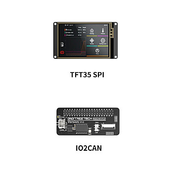 Сенсорный экран TFT35SPI V2.1+IO2CAN V1.0 (для CB1 V2.1)