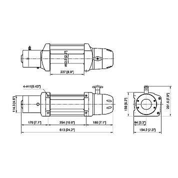 Лебедка автомобильная Come-up Seal Gen2 12.5rs - 12 вольт / 5670 кг - 12500 lb-1