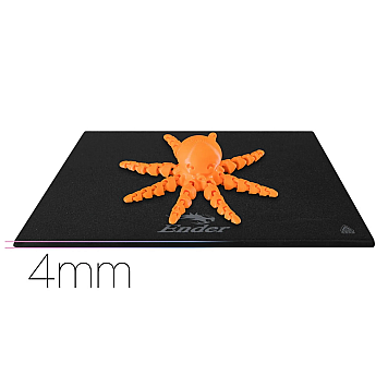 235x235x0.4mm Накладка для платформы 3D принтера Creality стекло с PEI покрытием -2
