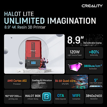 3D принтер Creality HALOT-Lite: CL-89L - 8.9 дюйма-3