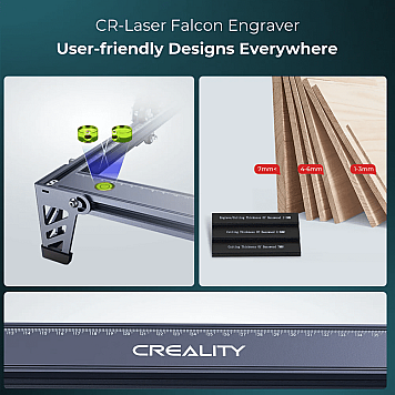 Лазерный гравер и резак Creality Falcon CR 10 Вт -12