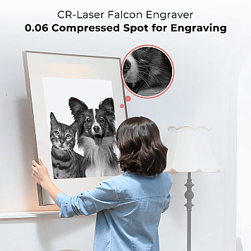 Лазерный гравер и резак Creality Falcon CR 10 Вт -3
