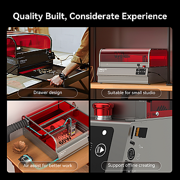 Лазерный гравер и резак Creality Falcon2 Pro 60W Pro-safe-5