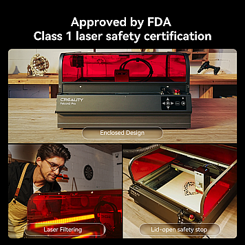 Лазерный гравер и резак Creality Falcon2 Pro 60W Pro-safe-6