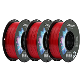 Пластик PET-G Creality Красный Ø1,75мм Вес:3x1кг