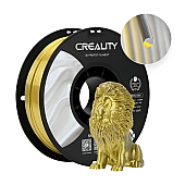 Пластик PLA Silk Creality Cеребристо-золотой, шелковый блеск Ø1,75мм Вес:1кг