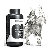 Фотополимерная смола Creality Fast (Для скоростной печати) Прозрачная Resin UV Curable Resin 1кг
