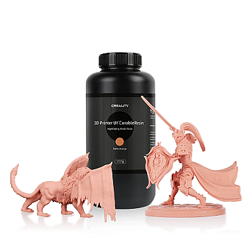 Высокоточная фотополимерная смола Creality High Fidelity Model Resin Оранжевая 1кг