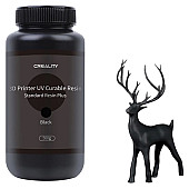 Фотополимерная смола CREALITY LCD Standard Resin Plus 500г, черная (3302020065)
