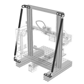 Детали 3D принтера Creality Ender-3, поддерживающие набор тяги, совместимы с алюминиевым сплавом