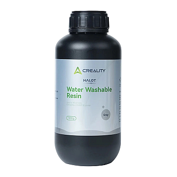 Фотополимерная смола CREALITY HALOT смывающаяся Water Washable Resin 1кг, серая