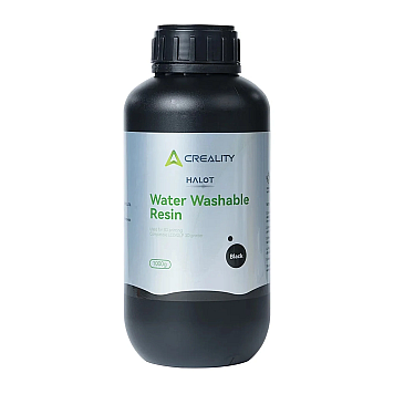 Фотополимерная смола CREALITY HALOT смывающаяся Water Washable Resin 1кг, черная