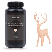 Фотополимерная смола обрабатываемая водой Creality Water Washable Resin Plus 500г, телесная