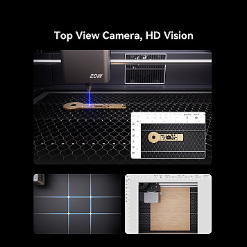 Лазерный гравер и резак Creality Falcon A1 Pro 20 Вт-12