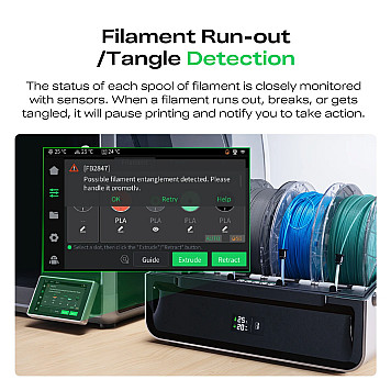 Автоматическая система подачи материалов CFS-C Creality Filament System для 3D принтеров K1 Max, K1C & K1C 2025, K1, K1 SE-9