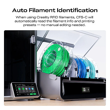 Автоматическая система подачи материалов CFS-C Creality Filament System для 3D принтеров K1 Max, K1C & K1C 2025, K1, K1 SE-10