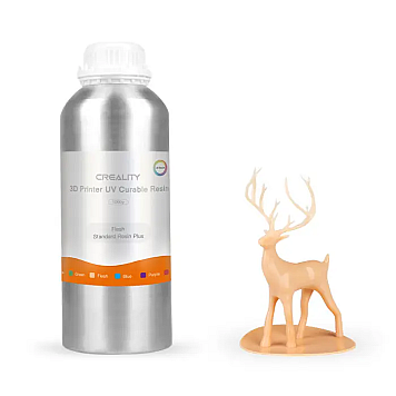 Creality LCD Standard Rigid Resin Plus Flesh/Skin (Телесный) 1л фотополимерная смола 