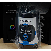 Фотополимерная смола Creality Fast (Для скоростной печати) Синяя Resin UV Curable Resin 1кг