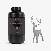 Фотополимерная смола Creality Water Washable LCD Resin Обрабатываемая водой Grey (Серая) 1кг