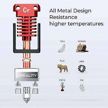 Высокотемпературный Creality Hotend  Spider V2 -4