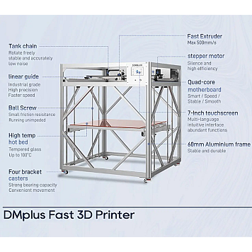 3D принтер Dowell DM10 Plus 60°C Enclosure-1