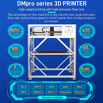 3D принтер Dowell DM1216-12 Pro 60°C Enclosure-2