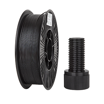 Пластик DS Filament PET-G Черный Ø1,75мм Вес: 0.78 кг 250 м