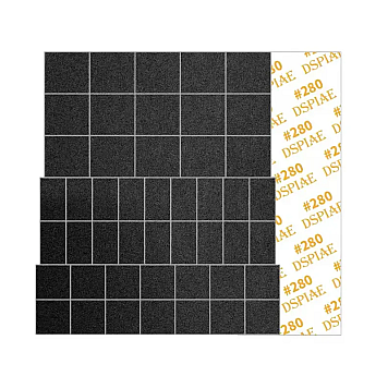 Шлифовальная бумага DSPIAE MSP-ES02 #280 70*80 мм для шлифовального инструмента, (5 шт)