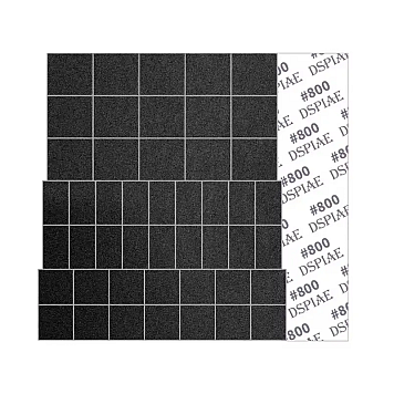 Шлифовальная бумага DSPIAE MSP-ES08 #800 70*80 мм для шлифовального инструмента, (5 шт)