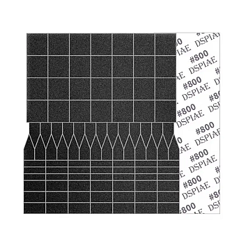 Шлифовальная бумага DSPIAE SP-ES08 #800 70*80 мм для шлифовального инструмента, (5 шт)