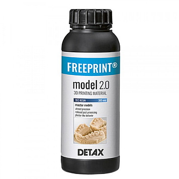 DETAX Freeprint model 2.0 для 3D-печати моделей зубов, карамель цвет 1кг стоматологическая фотополимерная смола