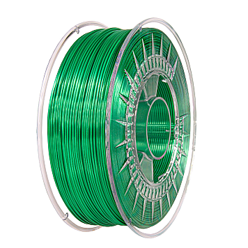 Пластик Devil Design PLA Silk Зелёный Ø1,75 мм Вес: 1 кг