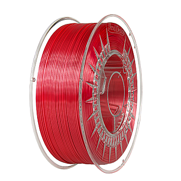 Пластик Devil Design PLA Silk Красный Ø1,75 мм Вес: 1 кг